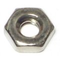 Midwest Fastener Hex Nut, #10-24, 18-8 Stainless Steel, Not Graded, 40 PK 63804